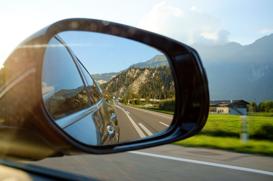 On the road in Switzerland
