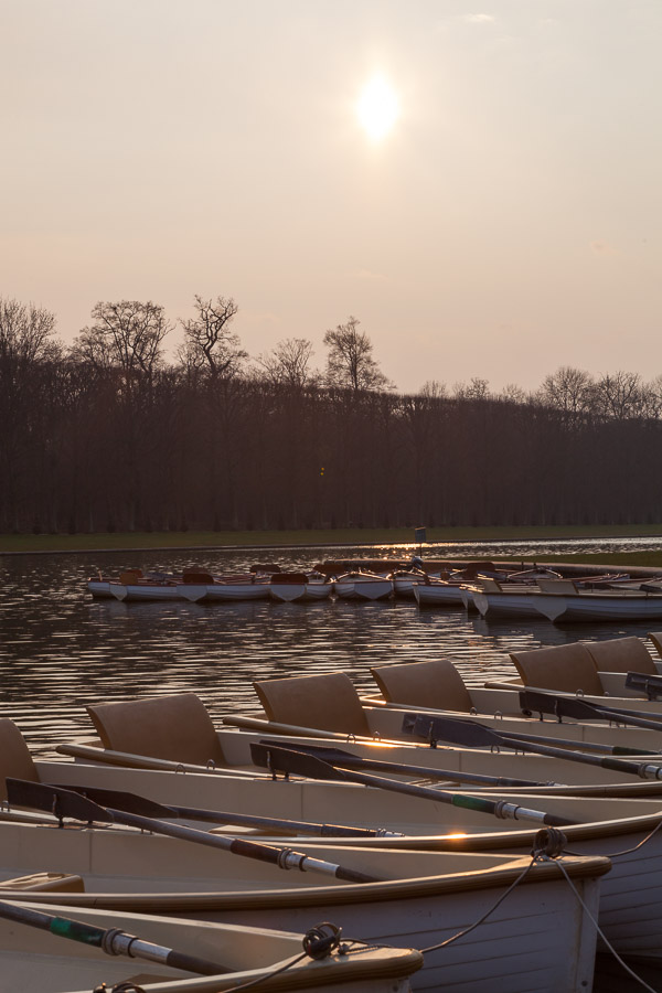 Rowing boats of Versailles